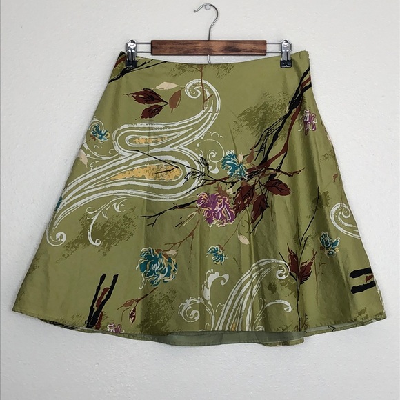 George Dresses & Skirts - George Floral Green Skirt